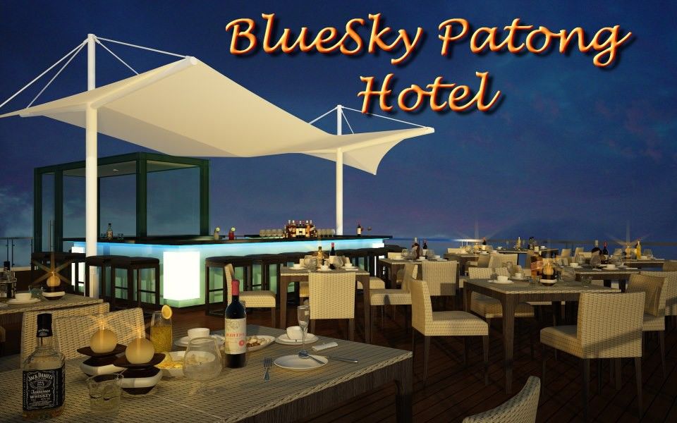 Blue Sky Patong Hotel Bagian luar foto